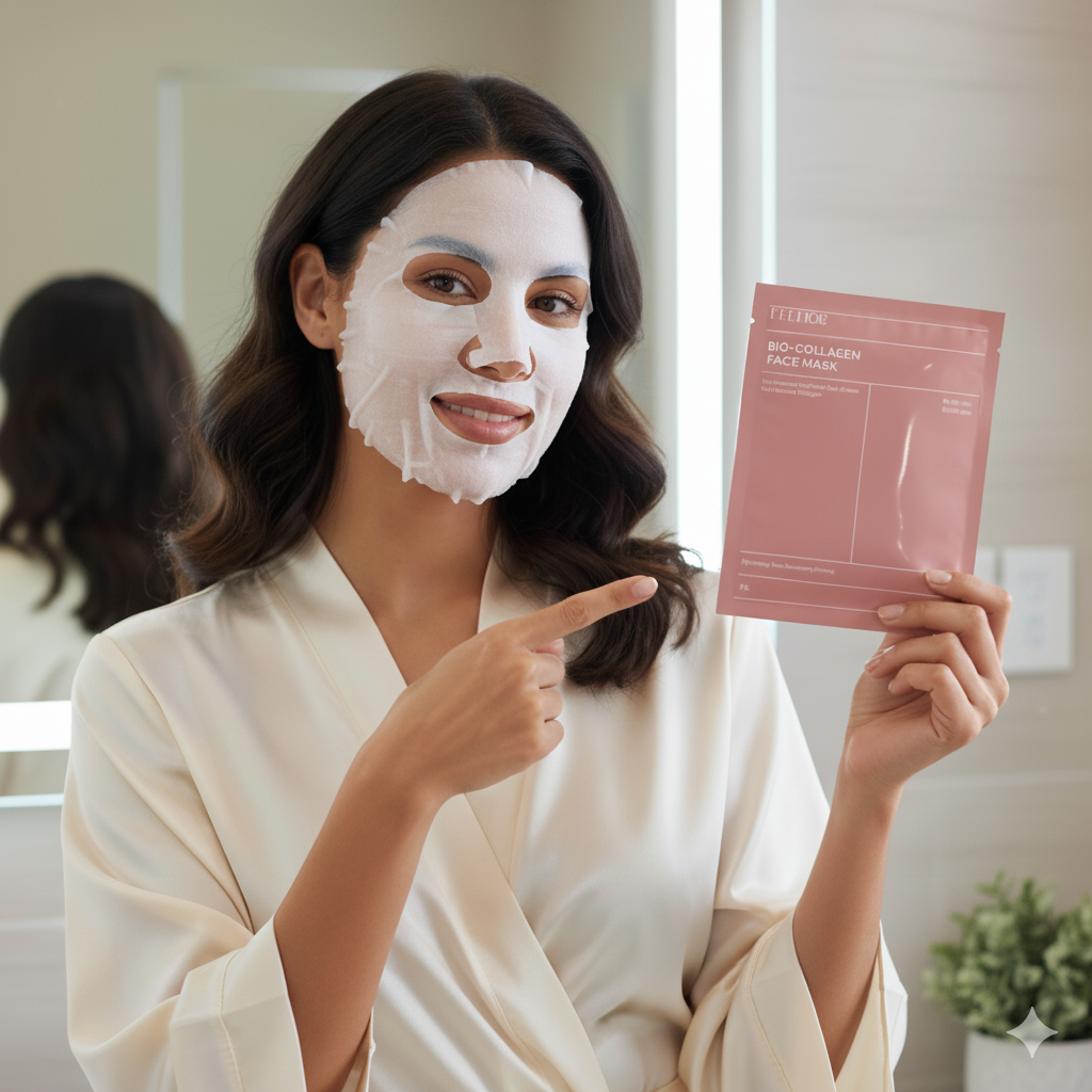 ✨ BioGlow™ Collagen Face Mask